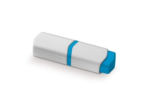 Textmarker Mini - Weiss / Blau bedrucken, Art.-Nr. LT81284-N0111 Textmarker Mini - Weiss / Blau bedrucken, Art.-Nr. LT81284-N0111