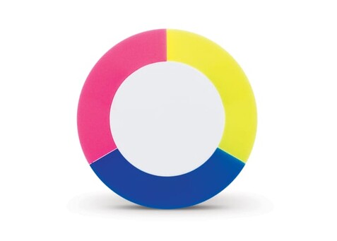 Textmarker Puck - Blau bedrucken, Art.-Nr. LT81421-N0011 Textmarker Puck - Blau bedrucken, Art.-Nr. LT81421-N0011