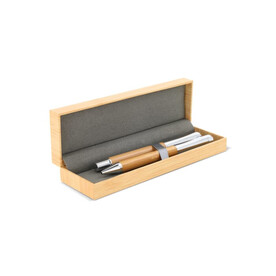 Kugelschreiber und Rollerball Bambus - Holz bedrucken, Art.-Nr. LT82154-N0093