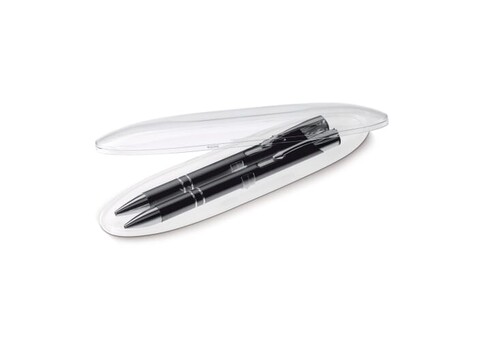 Schreibset Alicante Plus - Schwarz bedrucken, Art.-Nr. LT82221-N0002