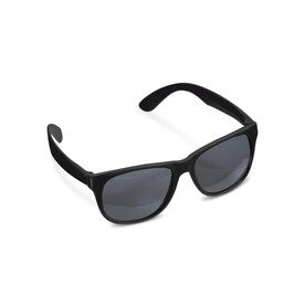 Sonnenbrille Neon UV400 - Schwarz / Schwarz bedrucken, Art.-Nr. LT86703-N0202