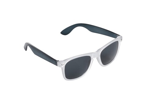 Sonnenbrille Bradley UV400 - Transparent / Schwarz bedrucken, Art.-Nr. LT86708-N0402
