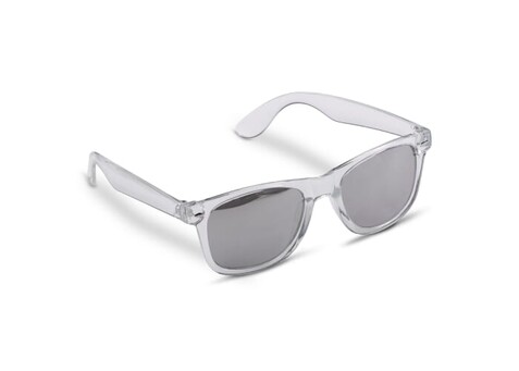 Sonnenbrille Bradley transparent UV400 - Transparent / Schwarz bedrucken, Art.-Nr. LT86711-N0402