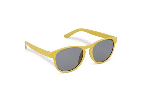 Sonnenbrille Weizenstroh Erde UV400 - Gelb bedrucken, Art.-Nr. LT86715-N0041 Sonnenbrille Weizenstroh Erde UV400 - Gelb bedrucken, Art.-Nr. LT86715-N0041