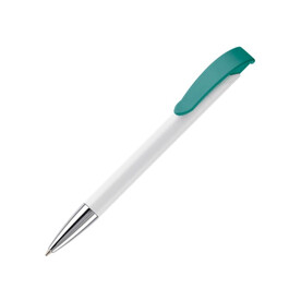 KS Apollo Metall Tip HC - Weiss / Türkis bedrucken, Art.-Nr. LT87107-N0137