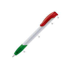 Kugelschreiber Apollo Combi - Weiß/transparent / Neon Sortiment bedrucken, Art.-Nr. LT87110-N0999