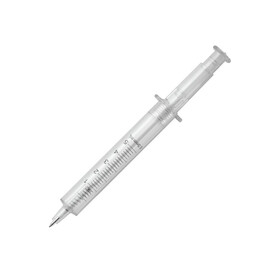 Spritzenstift transparent - Transparent / Weiss bedrucken, Art.-Nr. LT87227-N0401
