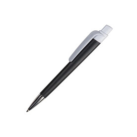 Kugelschreiber Prisma mit NFC-Tag - Schwarz / Weiss bedrucken, Art.-Nr. LT87280-N0201