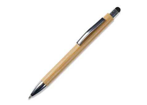 Bambus Kugelschreiber New York mit Touchpen - Schwarz bedrucken, Art.-Nr. LT87285-N0002 Bambus Kugelschreiber New York mit Touchpen - Schwarz bedrucken, Art.-Nr. LT87285-N0002