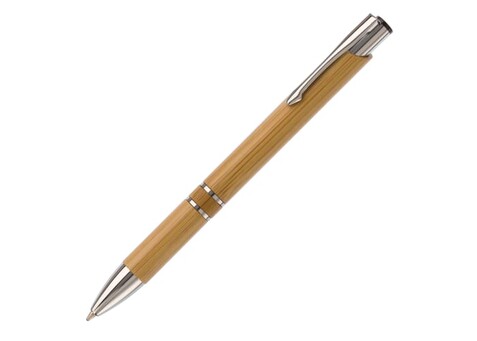 Kugelschreiber Alicante Bamboo - Natur bedrucken, Art.-Nr. LT87288-N0094