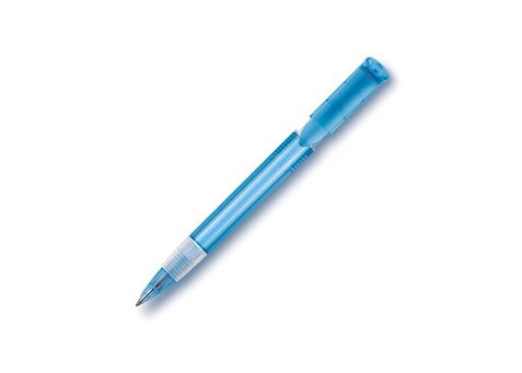Kugelschreiber S40 Grip Transparent - Transparent / Blau bedrucken, Art.-Nr. LT87527-N0411 Kugelschreiber S40 Grip Transparent - Transparent / Blau bedrucken, Art.-Nr. LT87527-N0411