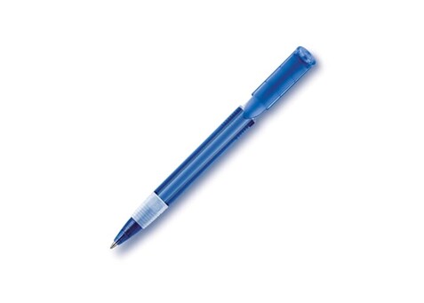 Kugelschreiber S40 Grip Transparent - Transparent / Dunkelblau bedrucken, Art.-Nr. LT87527-N0410 Kugelschreiber S40 Grip Transparent - Transparent / Dunkelblau bedrucken, Art.-Nr. LT87527-N0410