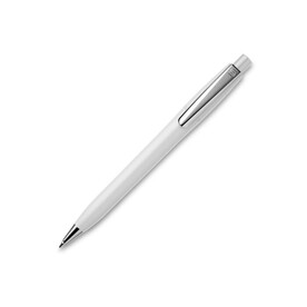 Kugelschreiber Semyr Chrome hardcolour - Weiss / Weiss bedrucken, Art.-Nr. LT87534-N0101