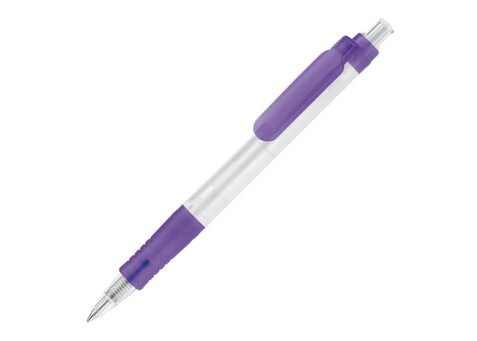 Kugelschreiber Vegetal Pen Clear Transparent - Ecru / Purple bedrucken, Art.-Nr. LT87540-N5472 Kugelschreiber Vegetal Pen Clear Transparent - Ecru / Purple bedrucken, Art.-Nr. LT87540-N5472