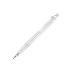 Kugelschreiber Vegetal Pen Clear Transparent - Ecru / Weiss bedrucken, Art.-Nr. LT87540-N5401