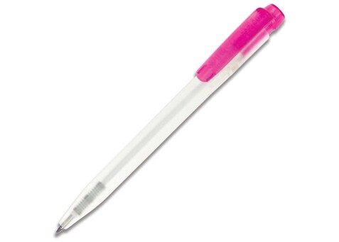 Kugelschreiber Ingeo TM Pen Clear Transparent - Ecru / Rosa bedrucken, Art.-Nr. LT87543-N5476 Kugelschreiber Ingeo TM Pen Clear Transparent - Ecru / Rosa bedrucken, Art.-Nr. LT87543-N5476