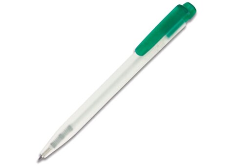 Kugelschreiber Ingeo TM Pen Clear Transparent - Ecru / Grün bedrucken, Art.-Nr. LT87543-N5431 Kugelschreiber Ingeo TM Pen Clear Transparent - Ecru / Grün bedrucken, Art.-Nr. LT87543-N5431