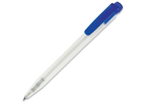 Kugelschreiber Ingeo TM Pen Clear Transparent - Ecru / Blau bedrucken, Art.-Nr. LT87543-N5411 Kugelschreiber Ingeo TM Pen Clear Transparent - Ecru / Blau bedrucken, Art.-Nr. LT87543-N5411