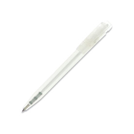 Kugelschreiber Ingeo TM Pen Clear Transparent - Ecru / Transparent bedrucken, Art.-Nr. LT87543-N5404