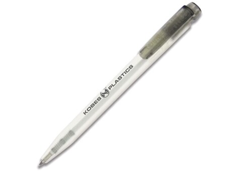 Kugelschreiber Ingeo TM Pen Clear Transparent - Ecru / Schwarz bedrucken, Art.-Nr. LT87543-N5402 Kugelschreiber Ingeo TM Pen Clear Transparent - Ecru / Schwarz bedrucken, Art.-Nr. LT87543-N5402