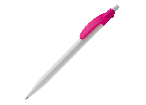 Kugelschreiber Cosmo Hardcolour - Weiss / Rosa bedrucken, Art.-Nr. LT87612-N0176 Kugelschreiber Cosmo Hardcolour - Weiss / Rosa bedrucken, Art.-Nr. LT87612-N0176