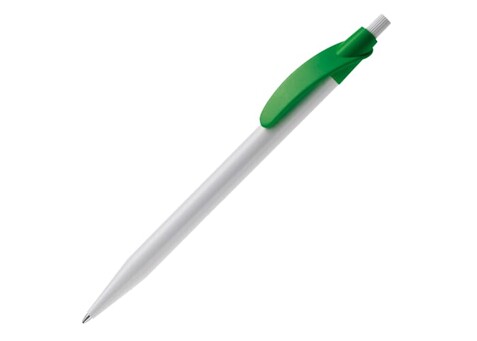 Kugelschreiber Cosmo Hardcolour - Weiss / Grün bedrucken, Art.-Nr. LT87612-N0131 Kugelschreiber Cosmo Hardcolour - Weiss / Grün bedrucken, Art.-Nr. LT87612-N0131