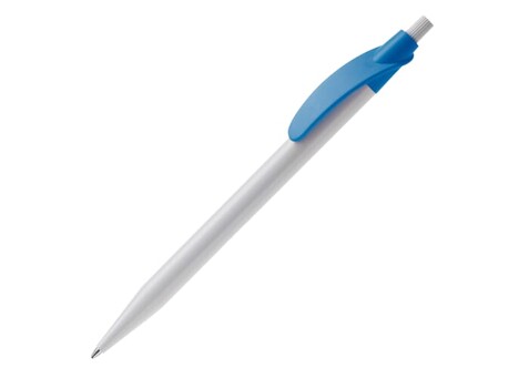 Kugelschreiber Cosmo Hardcolour - Weiss / Hellblau bedrucken, Art.-Nr. LT87612-N0112 Kugelschreiber Cosmo Hardcolour - Weiss / Hellblau bedrucken, Art.-Nr. LT87612-N0112