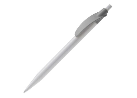 Kugelschreiber Cosmo Hardcolour - Weiss / Silber bedrucken, Art.-Nr. LT87612-N0105 Kugelschreiber Cosmo Hardcolour - Weiss / Silber bedrucken, Art.-Nr. LT87612-N0105