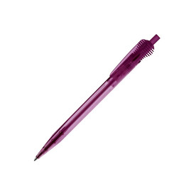 Kugelschreiber Cosmo Transparent - Transparent / Purple bedrucken, Art.-Nr. LT87614-N0472