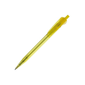 Kugelschreiber Cosmo Transparent - Transparent / Gelb bedrucken, Art.-Nr. LT87614-N0441