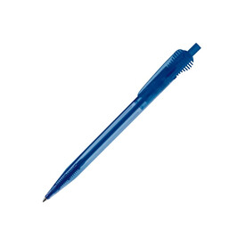 Kugelschreiber Cosmo Transparent - Transparent / Blau bedrucken, Art.-Nr. LT87614-N0411