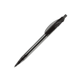 Kugelschreiber Cosmo Transparent - Transparent / Schwarz bedrucken, Art.-Nr. LT87616-N0402