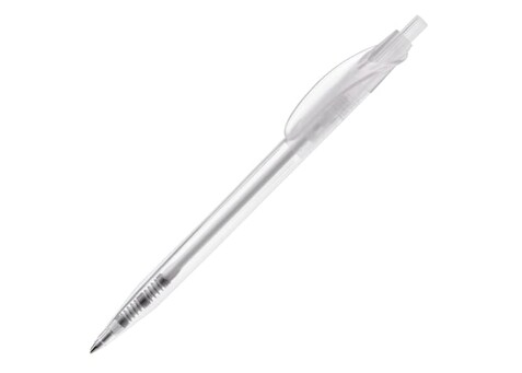Kugelschreiber Cosmo Transparent - Transparent / Weiss bedrucken, Art.-Nr. LT87616-N0401 Kugelschreiber Cosmo Transparent - Transparent / Weiss bedrucken, Art.-Nr. LT87616-N0401