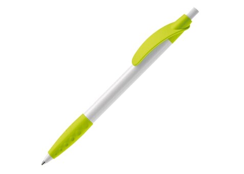 Kugelschreiber Cosmo Grip HC - Weiss / Hellgrün bedrucken, Art.-Nr. LT87622-N0132 Kugelschreiber Cosmo Grip HC - Weiss / Hellgrün bedrucken, Art.-Nr. LT87622-N0132