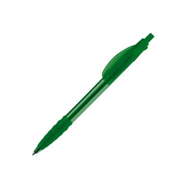 Kugelschreiber Cosmo Transparent - Transparent / Grün bedrucken, Art.-Nr. LT87626-N0431