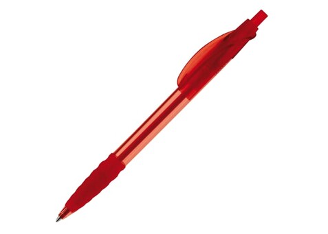 Kugelschreiber Cosmo Transparent - Transparent / Rot bedrucken, Art.-Nr. LT87626-N0421 Kugelschreiber Cosmo Transparent - Transparent / Rot bedrucken, Art.-Nr. LT87626-N0421