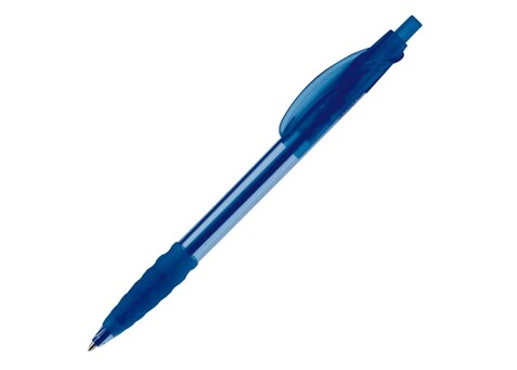 Kugelschreiber Cosmo Transparent - Transparent / Blau bedrucken, Art.-Nr. LT87626-N0411 Kugelschreiber Cosmo Transparent - Transparent / Blau bedrucken, Art.-Nr. LT87626-N0411