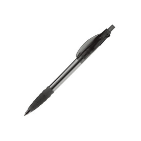 Kugelschreiber Cosmo Transparent - Transparent / Schwarz bedrucken, Art.-Nr. LT87626-N0402