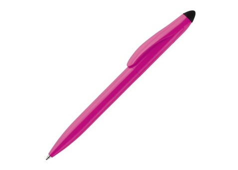 Stylus Kugelschreiber Touchy - Rosa / Schwarz bedrucken, Art.-Nr. LT87694-N7602 Stylus Kugelschreiber Touchy - Rosa / Schwarz bedrucken, Art.-Nr. LT87694-N7602