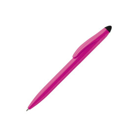 Stylus Kugelschreiber Touchy - Rosa / Schwarz bedrucken, Art.-Nr. LT87694-N7602