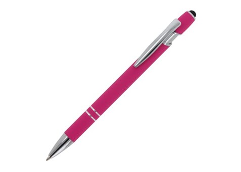Kugelschreiber Paris Metall Soft Touch - Rosa bedrucken, Art.-Nr. LT87782-N0076 Kugelschreiber Paris Metall Soft Touch - Rosa bedrucken, Art.-Nr. LT87782-N0076