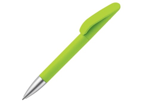 Kugelschreiber Slash soft touch R-ABS - Hellgrün bedrucken, Art.-Nr. LT87824-N0032