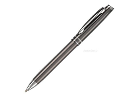 Aluminium Kugelschreiber mit 2 Ringen - Dunkelgrau bedrucken, Art.-Nr. LT87863-N0060 Aluminium Kugelschreiber mit 2 Ringen - Dunkelgrau bedrucken, Art.-Nr. LT87863-N0060