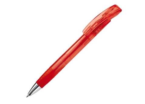 Kugelschreiber Zorro Transparent - Transparent / Rot bedrucken, Art.-Nr. LT87937-N0421