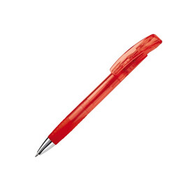 Kugelschreiber Zorro Transparent - Transparent / Rot bedrucken, Art.-Nr. LT87937-N0421