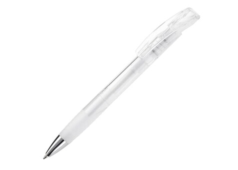 Kugelschreiber Zorro Transparent - Transparent / Weiss bedrucken, Art.-Nr. LT87937-N0401