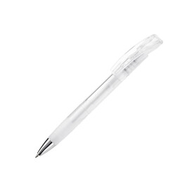 Kugelschreiber Zorro Transparent - Transparent / Weiss bedrucken, Art.-Nr. LT87937-N0401