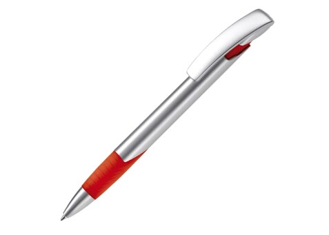 Kugelschreiber Zorro Silver - Silber / Rot bedrucken, Art.-Nr. LT87938-N0521 Kugelschreiber Zorro Silver - Silber / Rot bedrucken, Art.-Nr. LT87938-N0521