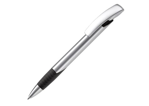 Kugelschreiber Zorro Silver - Silber / Schwarz bedrucken, Art.-Nr. LT87938-N0502 Kugelschreiber Zorro Silver - Silber / Schwarz bedrucken, Art.-Nr. LT87938-N0502