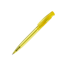 Kugelschreiber Avalon Transparent - Transparent / Gelb bedrucken, Art.-Nr. LT87942-N0441